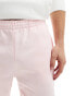 Lacoste jersey logo shorts in light pink