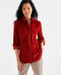 Women's Cotton Corduroy Overshirt, Created for Macy's