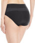 Warners 188717 Womens Seamless High-Cut Brief Underwear Black Size Large