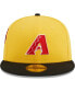 Men's Yellow, Black Arizona Diamondbacks Grilled 59FIFTY Fitted Hat