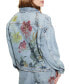 Women's Clara Printed-Back Denim Jacket