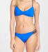 Womens L Space Royal Blue Full Cut Bikini Bottom Sz S