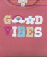 Toddler and Little Girls Good Vibes Tutu Dress