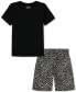 Toddler & Little Boys Logo T-Shirt & Printed Shorts, 2 Piece Set