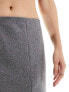 Mango tailored split front skirt on grey