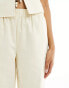 4th & Reckless wide leg trousers co-ord in cream