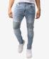 Raw X Men's Skinny Fit Moto Jeans