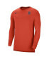 Men's Orange Syracuse Orange 2022 Coach Performance Long Sleeve V-Neck T-shirt