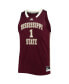 Men's #1 Maroon Mississippi State Bulldogs Reverse Retro Jersey