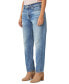 Women's Mid-Rise Relaxed-Leg Boy Jeans