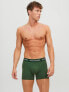 Jack & Jones 3 pack trunks with tonal waistband in multi