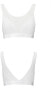 Sporttop mit transparentem Einsatz PS002 white - Passion XL (48)