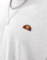 ellesse Balatro t-shirt in white marl