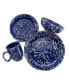 Blue Moon 16Pc Dinnerware Set