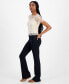 Juniors' High-Rise Flare-Hem Jeans