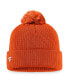 Men's Orange Philadelphia Flyers Core Primary Logo Cuffed Knit Hat with Pom