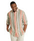 Big & Tall Portugal Stripe Linen Shirt