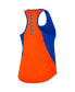 Women's Royal Florida Gators Sachs 2-Hit Scoop Neck Racerback Tank Top