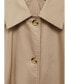 Women's Shirt Collar Cotton Trench Coat