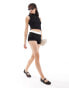 Pimkie knitted sleeveless top in black