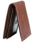 Men's Bellagio Collection Center Wing Bifold Wallet with Coin Pocket