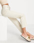 NA-KD cotton straight leg jean in light ecru