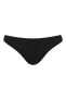 Topshop Womens Swimwear Bonded Kendall Kylie Solid Black Bikini Bottom Size 6