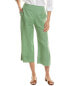 Hiho Mellow Linen Capri Pant Women's Green Xs