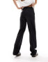 JJXX slim black straight leg trouser in black