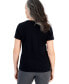 Petite Cotton Scoop-Neck Short-Sleeve Top, Created for Macy's