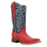 Corral Boots Denim Embroidered Square Toe Cowboy Womens Blue, Red Casual Boots