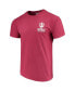 Men's Crimson Indiana Hoosiers Comfort Colors Campus Icon T-shirt