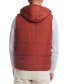 Men's Sherpa Lined Hooded Puffer Vest