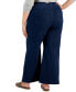 Plus Size Wide-Leg High-Rise Jeans, Created for Macy's