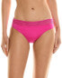 Trina Turk Women's Standard Monaco Braided Bikini Bottoms, Rose Pink Size 6