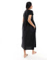 Nobody's Child Maine jersey midi dress in black