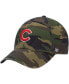 Men's Camo Chicago Cubs Logo Clean Up Adjustable Hat