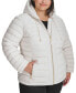 Plus Size Hooded Packable Puffer Coat, Created for Macy's