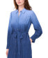 Women's Ombré Belted Long-Sleeve Maxi Shirtdress