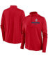 Women's Red St. Louis Cardinals Primetime Local Touch Pacer Quarter-Zip Top