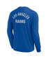 Men's and Women's Royal Los Angeles Rams Super Soft Long Sleeve T-shirt