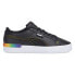 Puma Jada Rainbow Hues Lace Up Womens Black Sneakers Casual Shoes 38482301