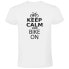 KRUSKIS Keep Calm And Bike On short sleeve T-shirt