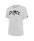 Men's White New Orleans Saints Sideline Velocity Athletic Stack Performance T-shirt