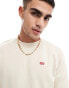 Levi's the original hallmark logo sweatshirt in beige marl