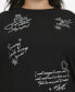 Plus Size Embellished Script T-Shirt, Created for Macy's