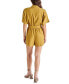 Women's Honor Belted Short-Sleeve Romper