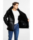 Men's Leather Shearling Jacket