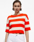 Women's Striped Ribbed-Knit Sweater