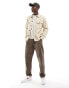 GANT linen cotton twill overshirt in beige